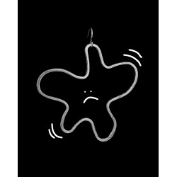 Boucle d'oreille pendantes en argent 950